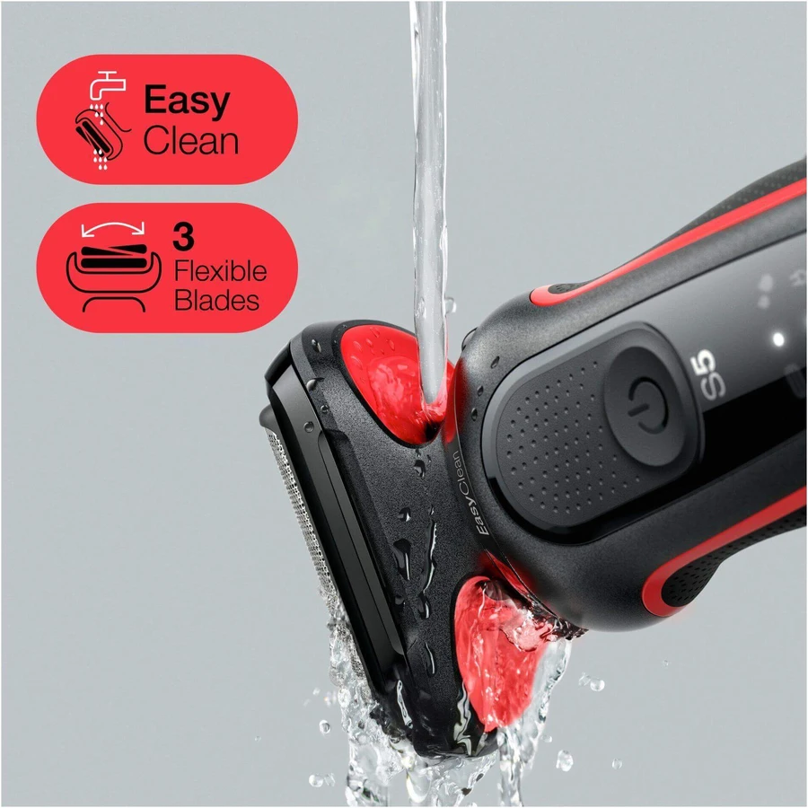 Braun Series 5 51-R1000s Red: цены и характеристики