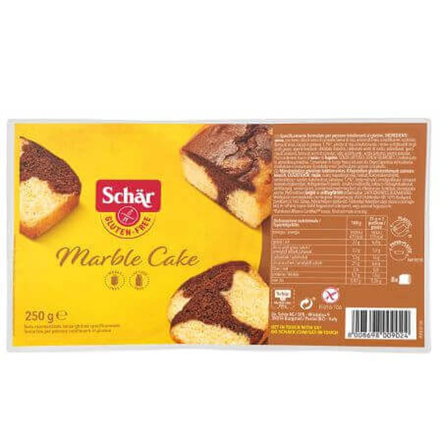 Торт Schar Marble Cake, безглютеновий, 250 г: ціни та характеристики