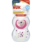 Nuk Soother Star Den&Night 6-18 м рожевий 2 шт: ціни та характеристики