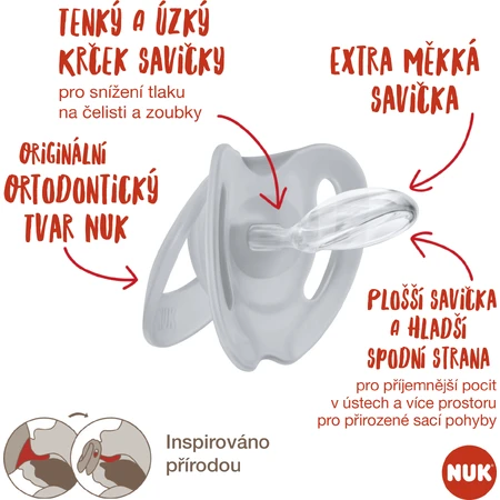 Nuk Soother Star Den&Night 6-18 м рожевий 2 шт: ціни та характеристики