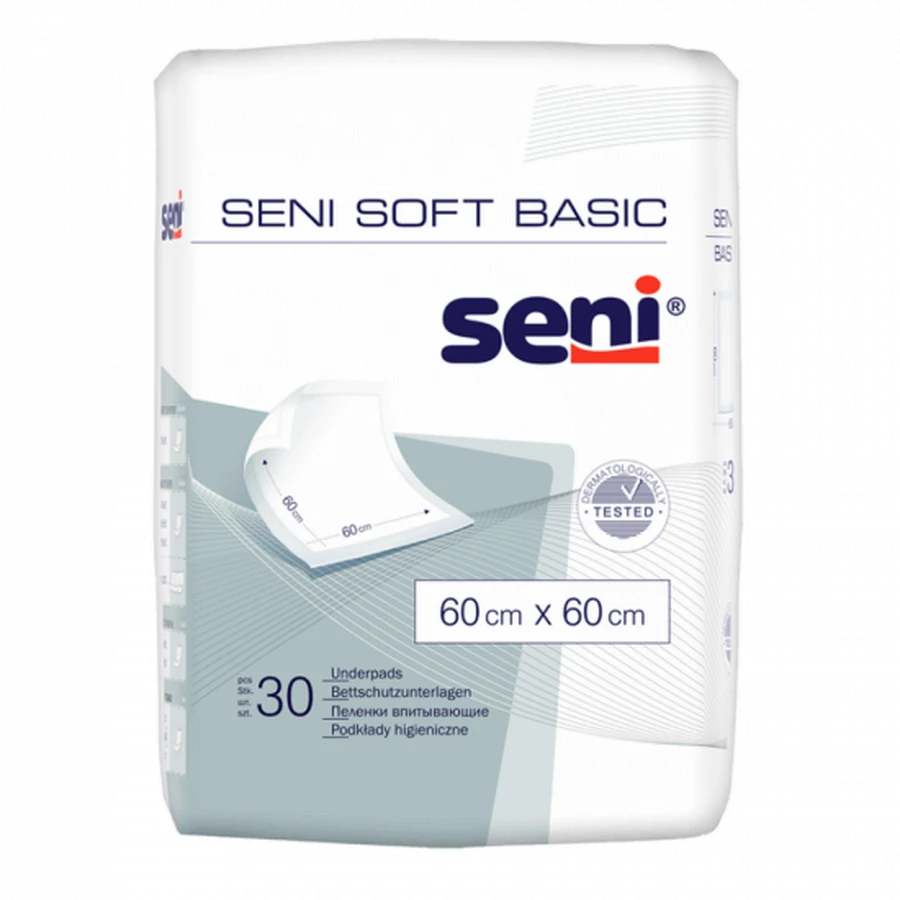 Прокладки захисні Soft Basic, 60x60 см, 30 штук, Груди: ціни та характеристики