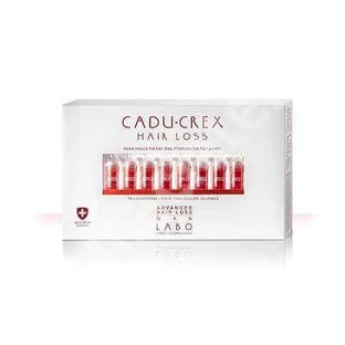 Засіб проти випадіння волосся на пізніх стадіях у чоловіків Cadu-Crex, 40 ампул, Labo