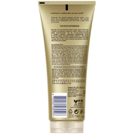Dove Derma Spa Summer Revived Tinted Body Lotion Fair to Medium 200 мл: цены и характеристики