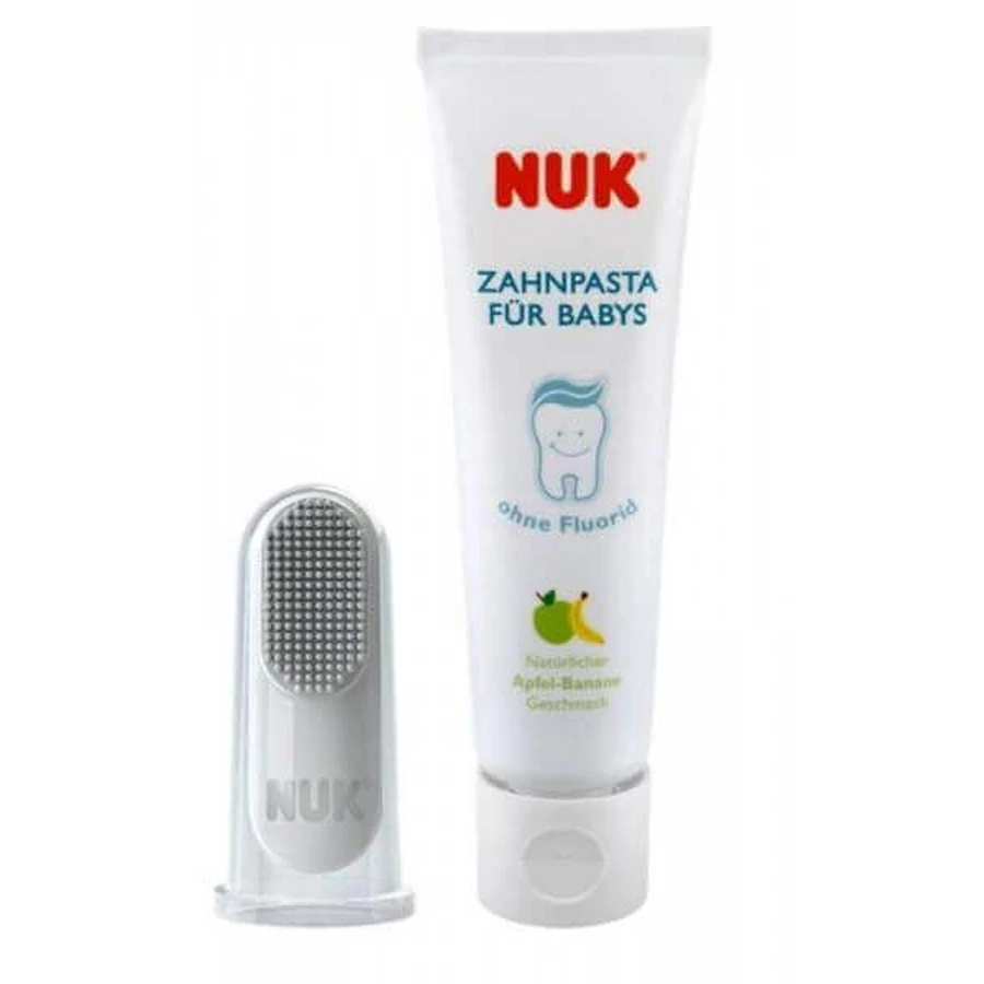 Nuk Set Дитяча зубна паста + зубний наперсток 40 мл: ціни та характеристики