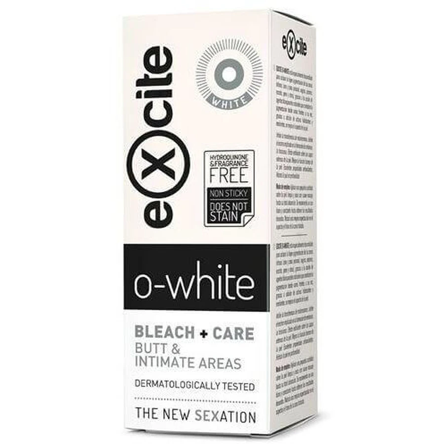 Дієтичний естетичний відбілюючий крем для інтимних зон Excite O-white відбілюючий + догляд 50 мл: ціни та характеристики