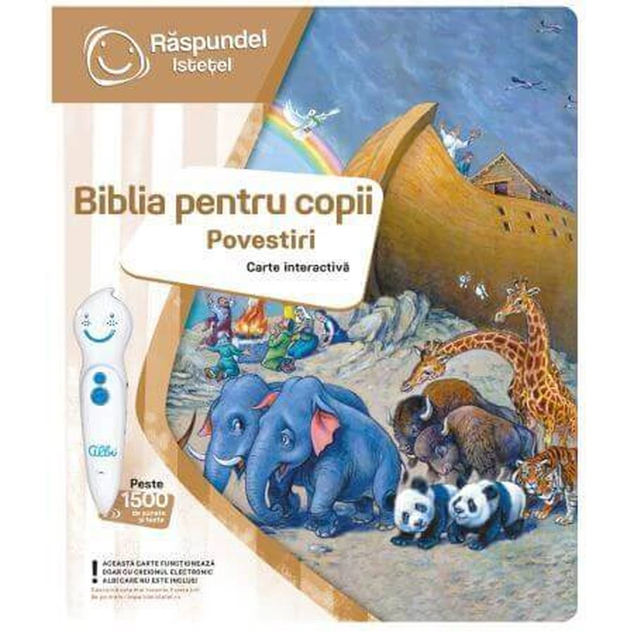 Інтерактивна книга Біблія для дітей, +4 роки, Raspundel Istetel: ціни та характеристики