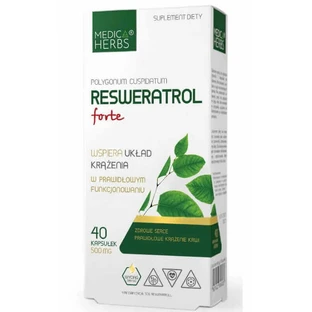 Ресвератрол форте 250 мг, 40 капсул Medica Herbs