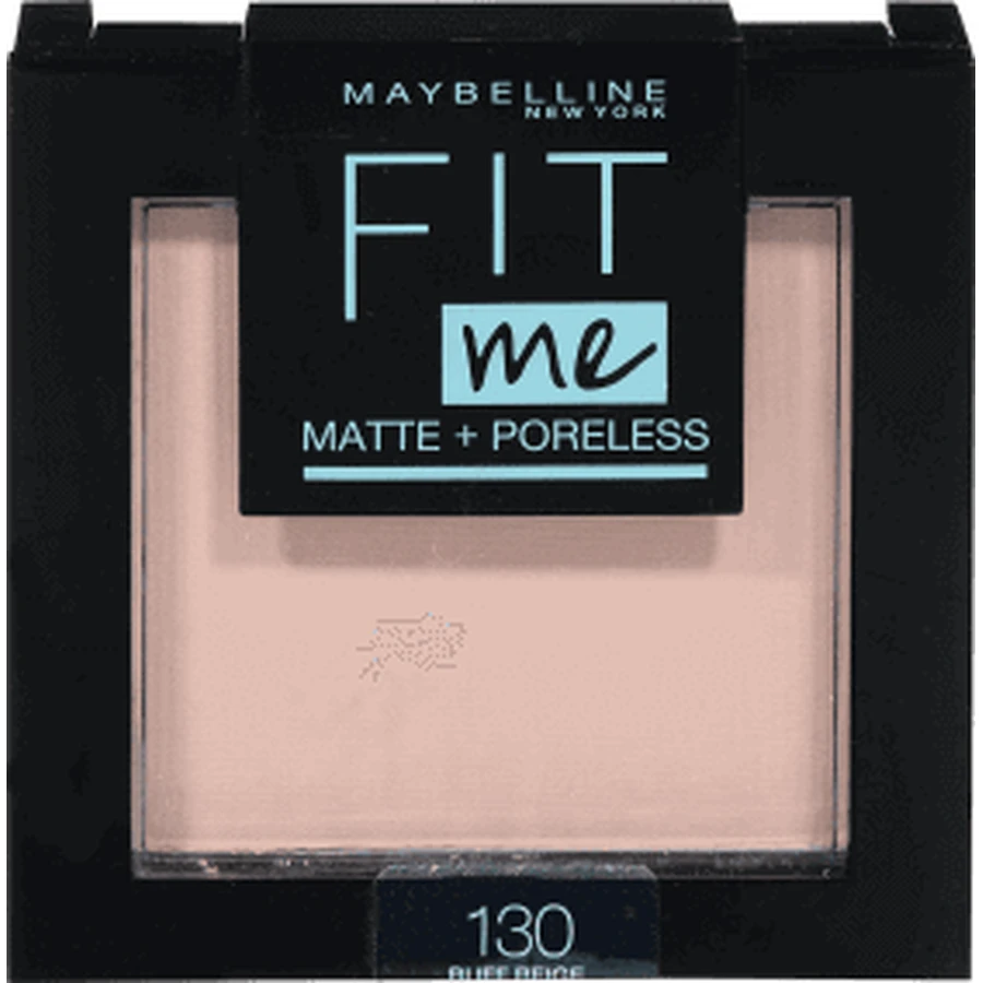 Maybelline New York Fit Me Matte+ Poreless Poreless compact 130 Buff Beige, 9 г: ціни та характеристики
