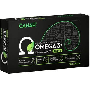 Омега 3+, 30 капсул, Canah