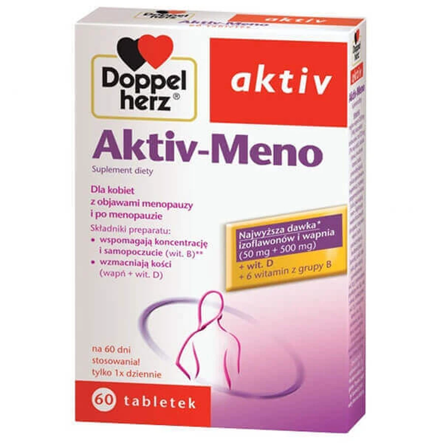 Доппельгерц Актив Мено 60 таблеток: цены и характеристики