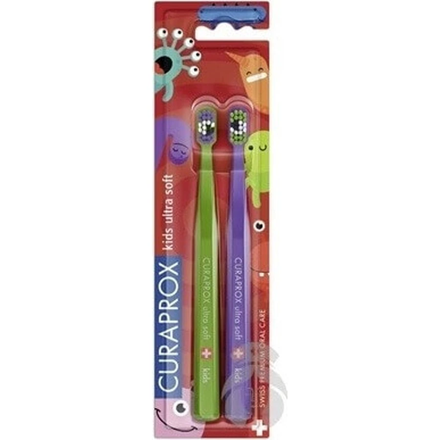 CURAPROX CS KIDs, DUO Toothbrush edition 1×2 шт, зубная щетка для детей: цены и характеристики