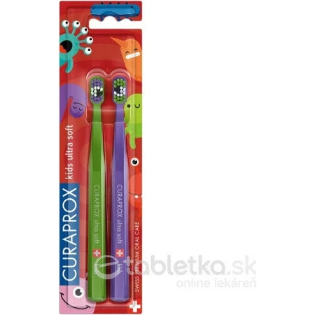 CURAPROX CS KIDs, DUO Toothbrush edition 1×2 шт, зубная щетка для детей: цены и характеристики