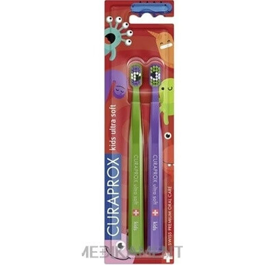CURAPROX CS KIDs, DUO Toothbrush edition 1×2 шт, зубная щетка для детей: цены и характеристики