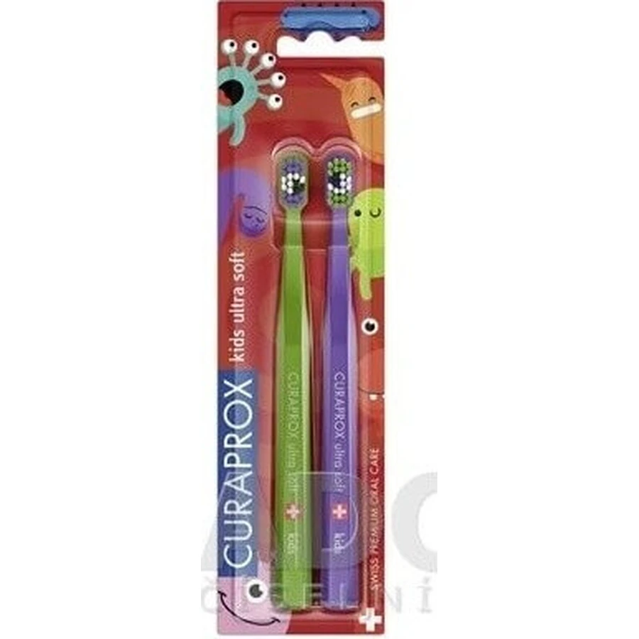 CURAPROX CS KIDs, DUO Toothbrush edition 1×2 шт, зубная щетка для детей: цены и характеристики