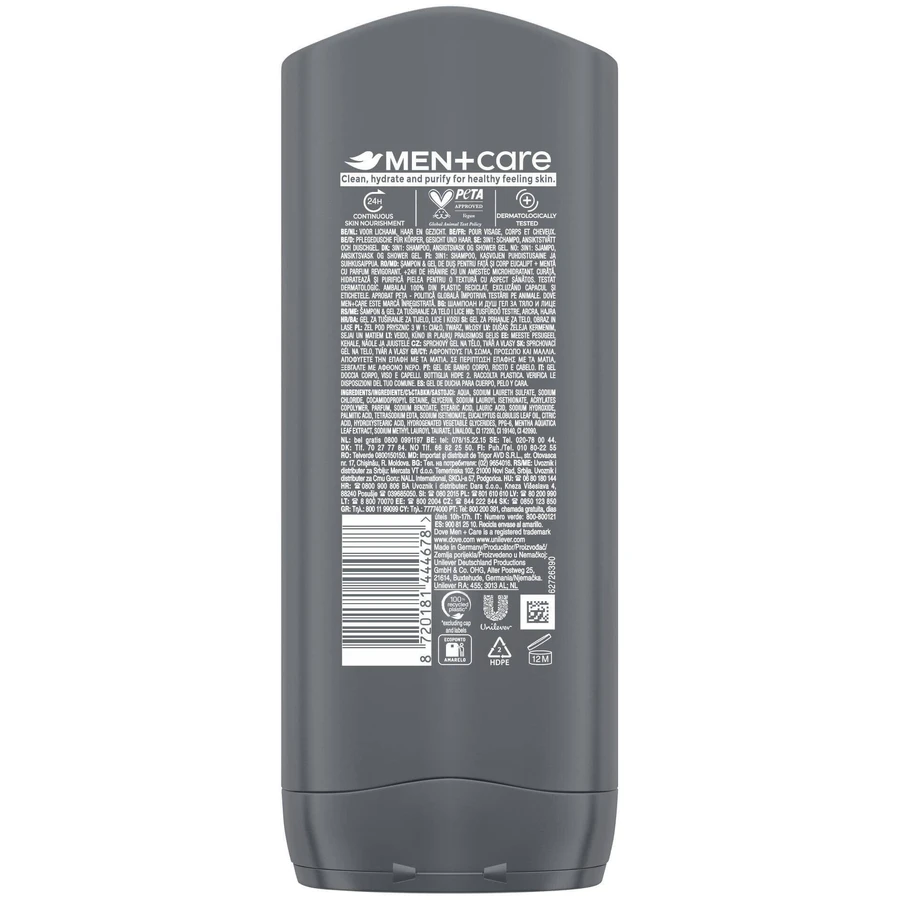 Гель для душа DOVE MEN+CARE Эвкалипт с мятой 400 мл: цены и характеристики