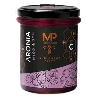 Miody Polskie Miód & Sok Aronia + Vit. C, 250 г