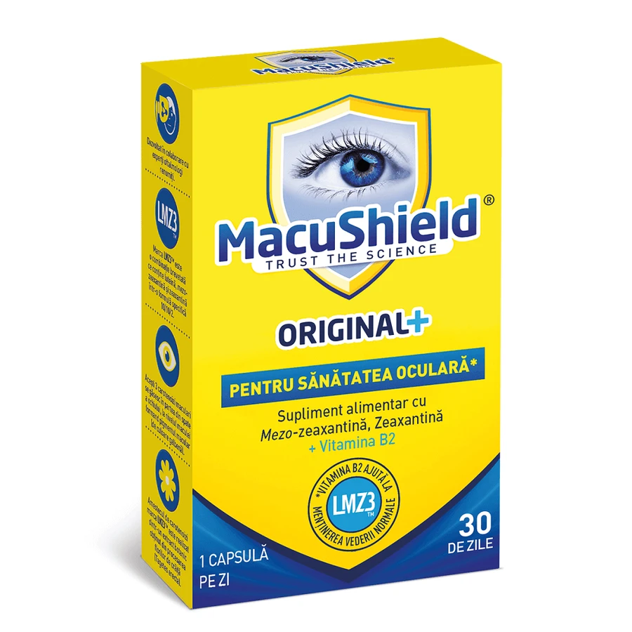 MaкуШилд MacuShield Original+, 30 капсул: ціни та характеристики