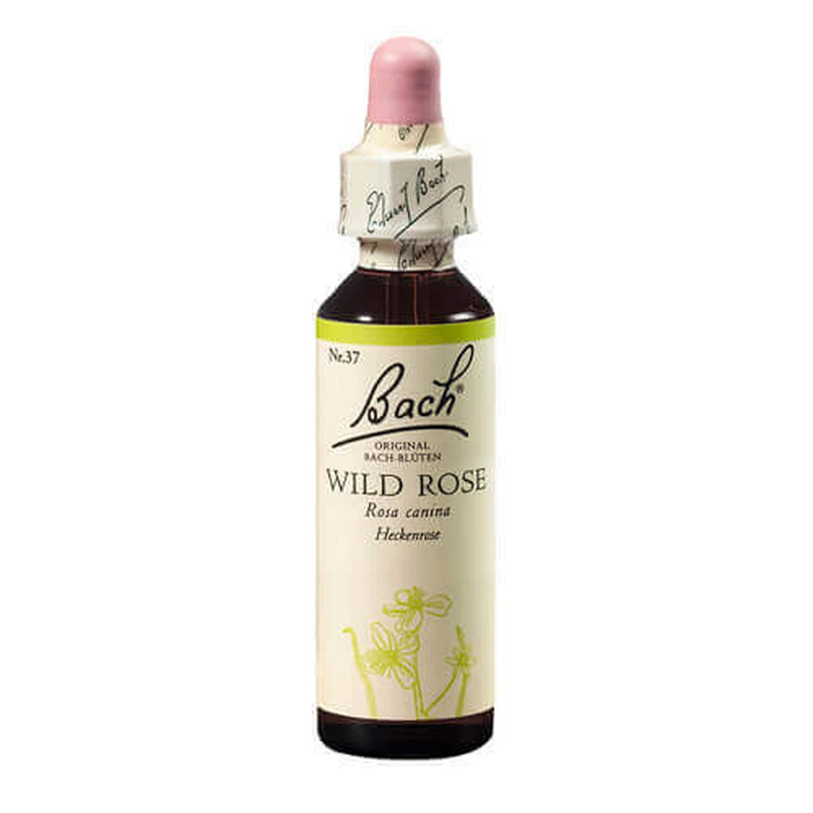 Flower Remedy маковые капли Wild Rose Original Bach, 20 мл, Rescue Remedy: цены и характеристики