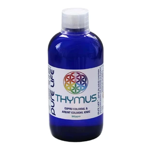 Тимус Срібло, мідь, 20 ppm, 480 мл, Pure Life