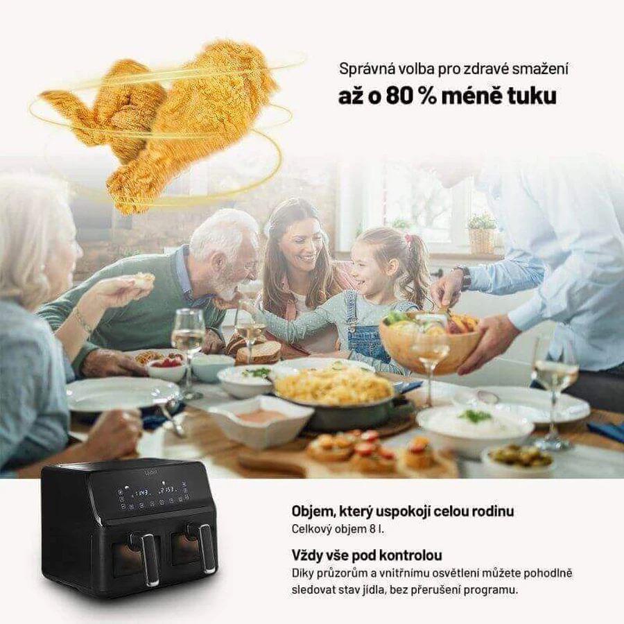 Фритюрниця Lauben DualZone® 8000BC: ціни та характеристики