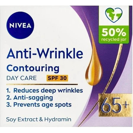 NIVEA 65+ контурный бондинг 1×50 мл, дневной крем: цены и характеристики
