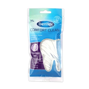 DenTek, Comfort Clean, зубная нить с палочкой, 30 штук