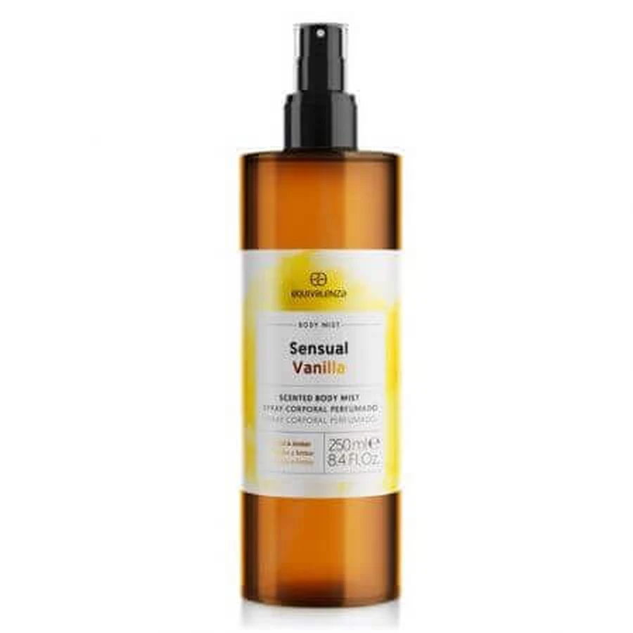 Спрей для тіла з ваніллю, орхідеєю та бурштином Sensual Vanilla, 250 мл, Equivalenza: ціни та характеристики