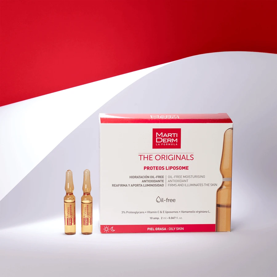 MartiDerm The Originals Proteos Liposome, увлажняющая сыворотка с антиоксидантами, кожа тауни, 2 мл x 10 ампул: цены и характеристики