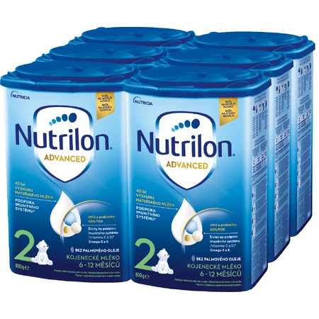 Nutrilon 2 Удосконалена наступна суха молочна суміш для дітей 6 х 800 г: ціни та характеристики