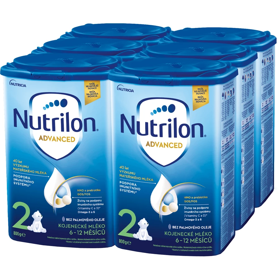 Nutrilon 2 Удосконалена наступна суха молочна суміш для дітей 6 х 800 г: ціни та характеристики