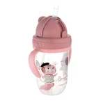 Canpol Babies, чашка с трубочкой и носиком, Bonjur Paris, розовая, 56/607, с 6 месяцев, 270 мл КОНТАМИНИРОВАННАЯ УПАКОВКА: цены и характеристики