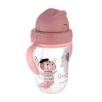 Canpol Babies, чашка с трубочкой и носиком, Bonjur Paris, розовая, 56/607, с 6 месяцев, 270 мл КОНТАМИНИРОВАННАЯ УПАКОВКА: цены и характеристики