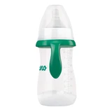Neno Bottle, пляшечка від кольок для годування та навчання пити, з соскою та дренажною трубкою, 3-6 місяців, 240 мл