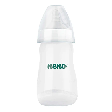 Neno Bottle, антиколиковая бутылочка для кормления и обучения питью, с соской и дренажной трубкой, 3-6 месяцев, 240 мл: цены и характеристики