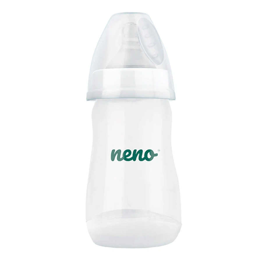 Neno Bottle, антиколиковая бутылочка для кормления и обучения питью, с соской и дренажной трубкой, 3-6 месяцев, 240 мл: цены и характеристики