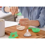 Neno Bottle, антиколиковая бутылочка для кормления и обучения питью, с соской и дренажной трубкой, 3-6 месяцев, 240 мл: цены и характеристики