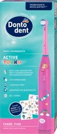 Dontodent Зубна щітка з батарейками Active Young рожева, 1 шт.