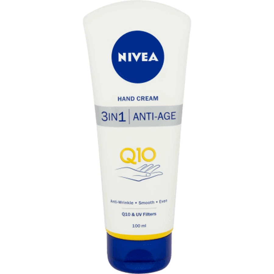 Nivea Q10 3-в-1 антивіковий крем для рук, 100 мл: ціни та характеристики