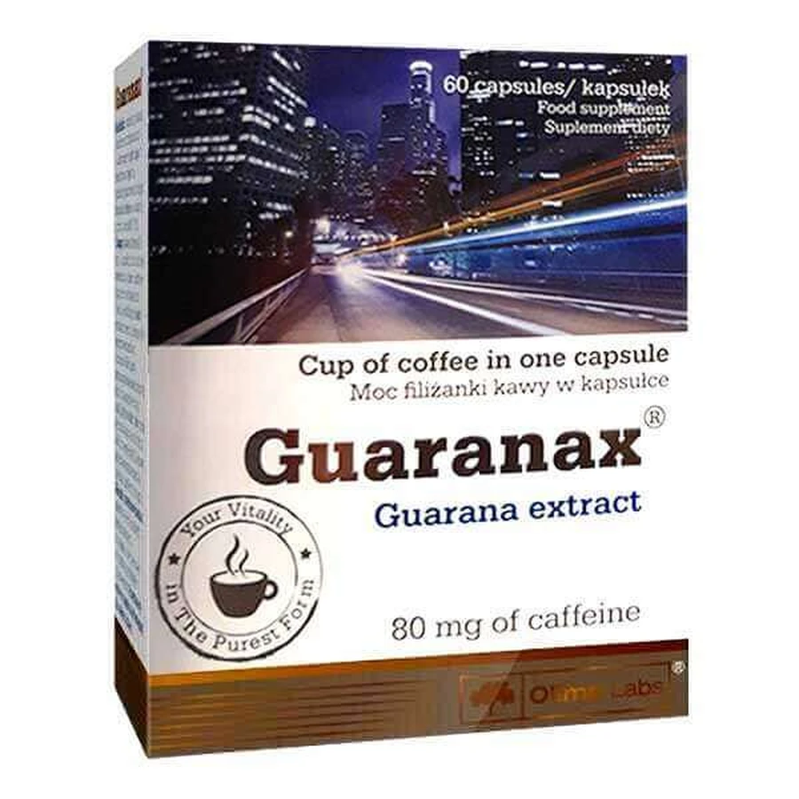 Olimp Guaranax, 60 капсул: ціни та характеристики