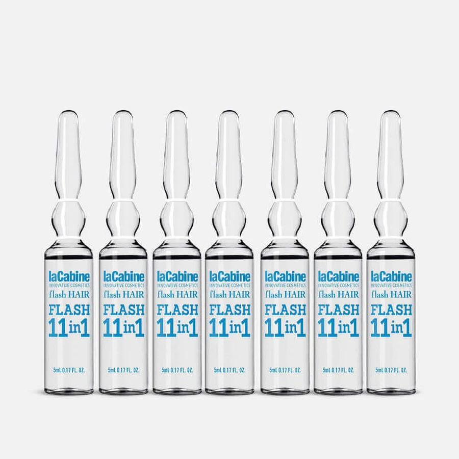 11 в 1 Flash Hair 11 в 1 флаконы, 7 флаконов х 5 мл, La Cabine: цены и характеристики