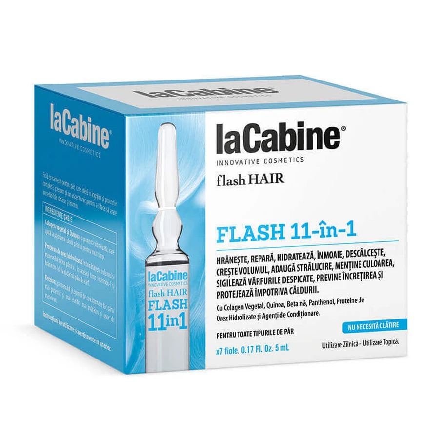 11 в 1 Flash Hair 11 в 1 флаконы, 7 флаконов х 5 мл, La Cabine: цены и характеристики