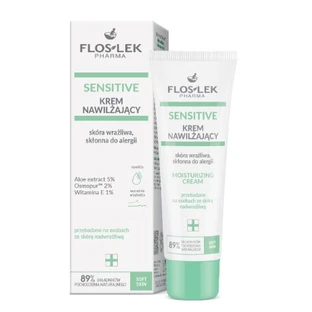 Flos-Lek Pharma Sensitive Увлажняющий крем для чувствительной, склонной к аллергии кожи, 50 мл