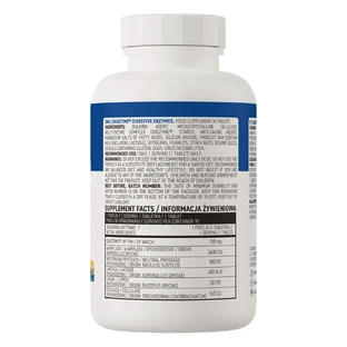 OstroVit Digezyme, пищеварительные ферменты, 90 таблеток