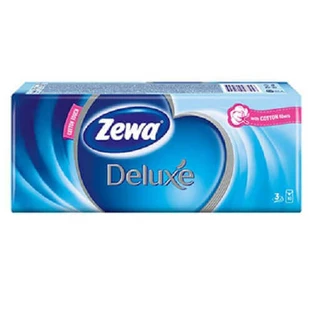 Серветки сухі Deluxe, 3 шари, 10 шт, Zewa