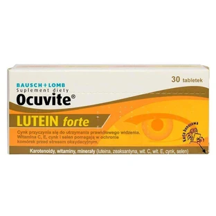 Окувайт Лютеин Форте Bausch Lomb Ocuvite Lutein Forte, 30 капсул
