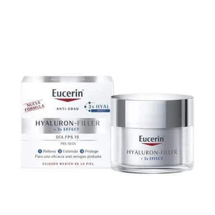 Eucerin Hyaluron Filler Денний крем для сухої шкіри з потрійним антивіковим ефектом, 50 мл