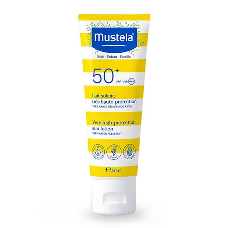 Сонцезахисний лосьйон Mustela SPF 50+, 40 мл: ціни та характеристики