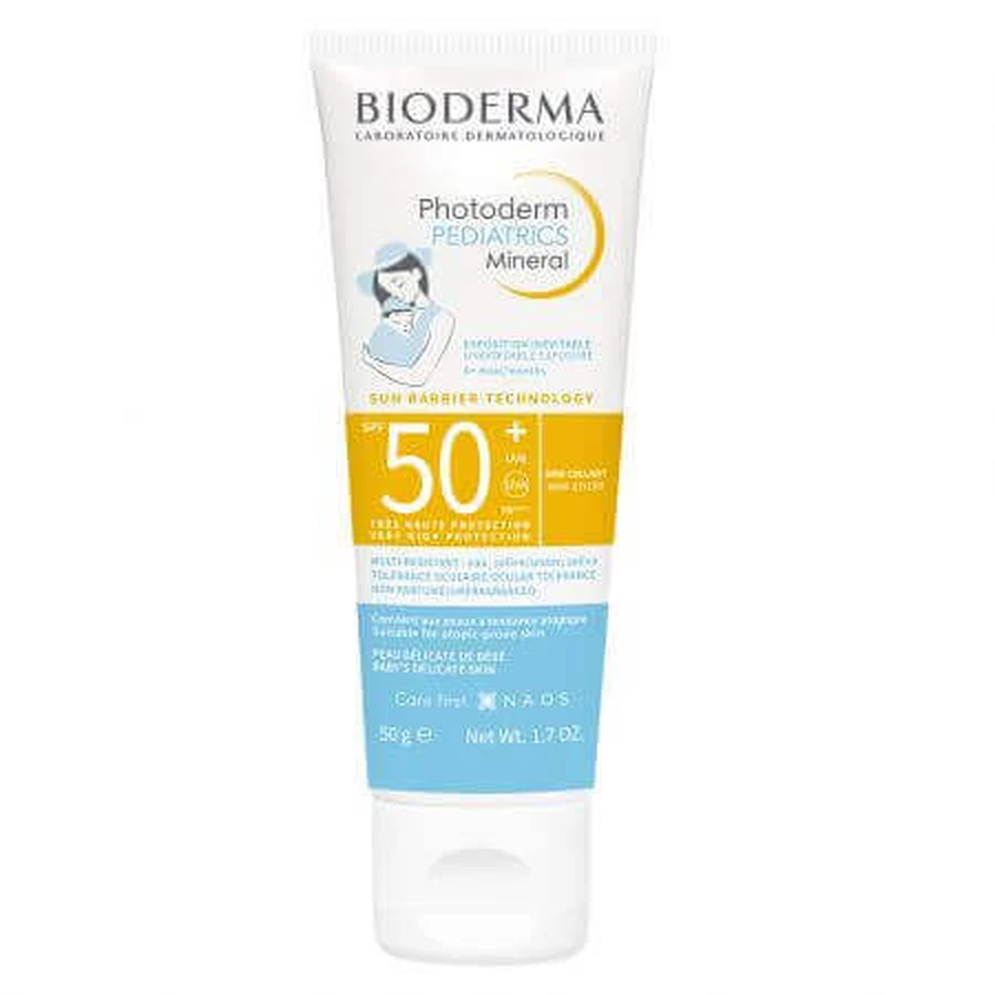 Солнцезащитный крем Bioderma Pediatrics Mineral SPF 50+, 50 мл: цены и характеристики
