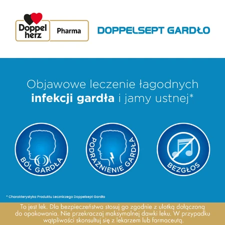 ДоппельСепт Гардо 5 мг + 5 мг, 20 пастилок: цены и характеристики