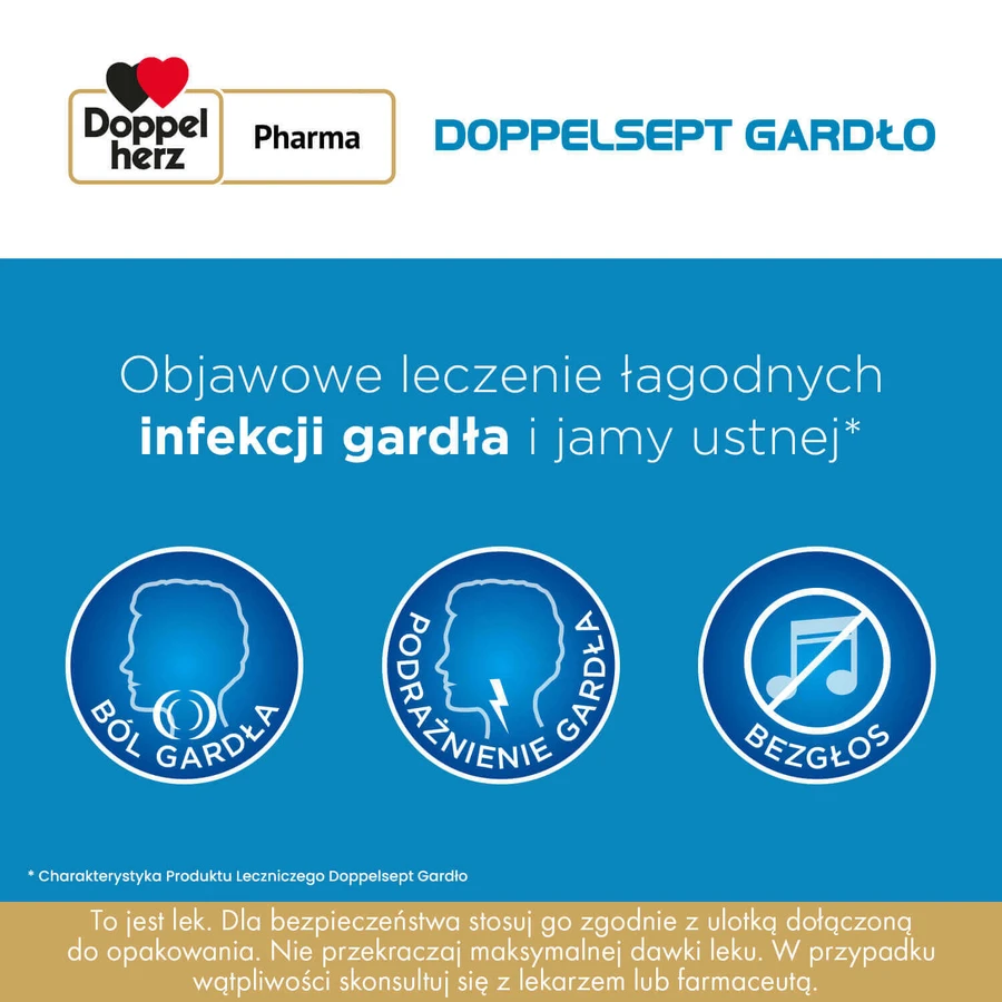 ДоппельСепт Гардо 5 мг + 5 мг, 20 пастилок: цены и характеристики